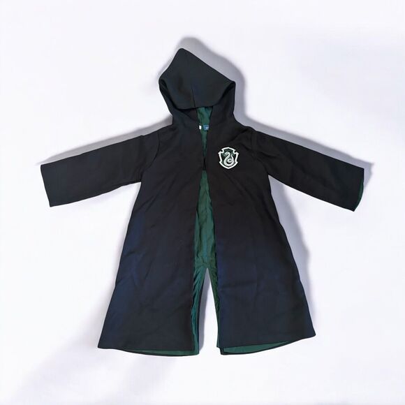 Pottery Barn Other - Pottery Barn x Harry Potter Slytherin Hooded Robe Cloak Costume Size 4-6 H10453
